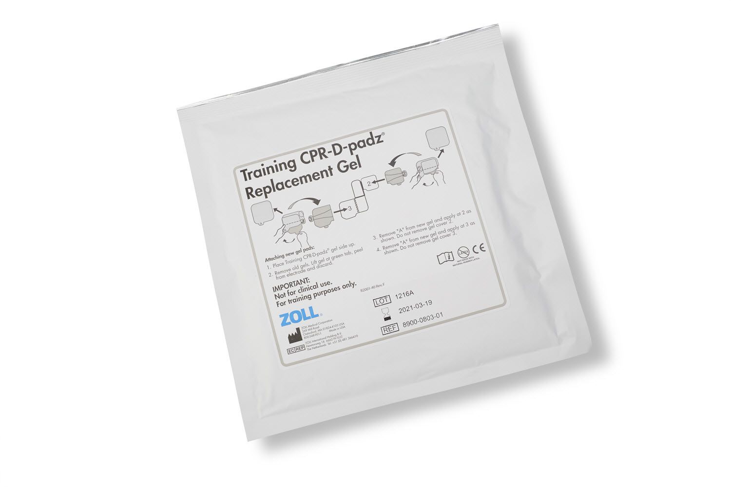 Zoll Training CPR-D Replacement Gel 5 Case 8900-0803-01 Zoll Training CPR-D Replacement Gel 5 Case 8900-0803-01